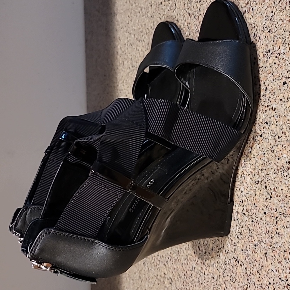 WH|BM Women's shoes, black, size 9M